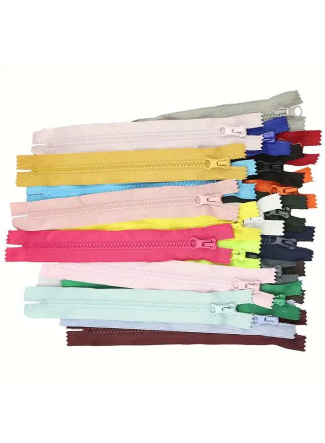 5.9 Inch Pink Resin Closed End Zipper Strips For Bags DIY Supplies - Image 2